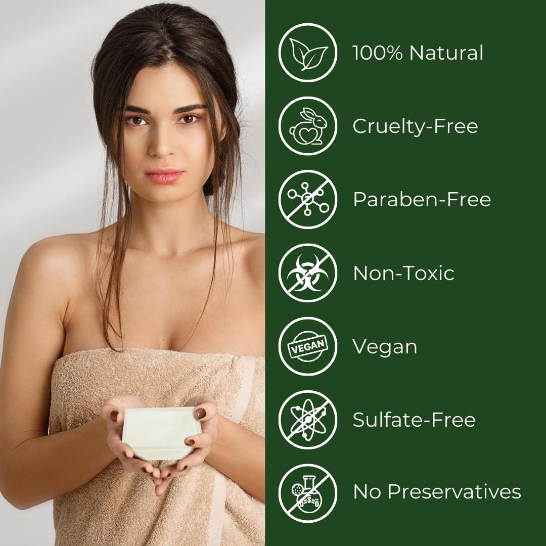 Natrulo Tea Tree Soap – Natural Defense Tea Tree Oil Wash Bar for Face & Body – Deeply Cleansing, Hydrating Remedy for Blemish-Prone Skin, 4 oz - görsel 11