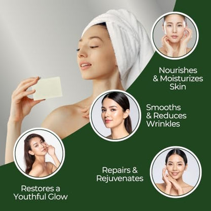 Natrulo Tea Tree Soap – Natural Defense Tea Tree Oil Wash Bar for Face & Body – Deeply Cleansing, Hydrating Remedy for Blemish-Prone Skin, 4 oz