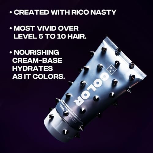 Good Dye Young x Rico Nasty Nasty Deep Purple Semi-Permanent Hair Dye - Vegan & Cruelty-Free (5 fl oz) Avelisse