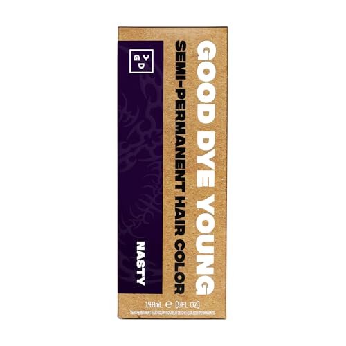 Good Dye Young x Rico Nasty Nasty Deep Purple Semi-Permanent Hair Dye - Vegan & Cruelty-Free (5 fl oz) Avelisse