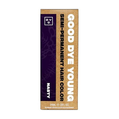 Good Dye Young x Rico Nasty Nasty Deep Purple Semi-Permanent Hair Dye - Vegan & Cruelty-Free (5 fl oz) Avelisse