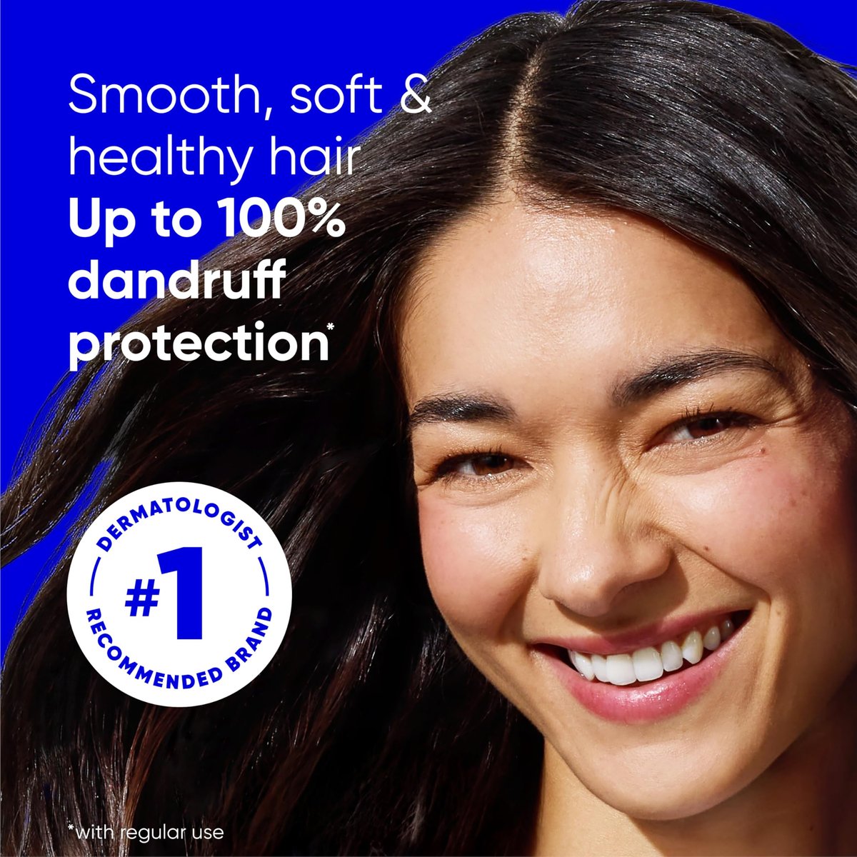 Head & Shoulders Smooth & Silky 2 in 1 Dandruff Shampoo and Conditioner, Frizz Control, Fresh Floral Scent, Color Safe, 28.2 oz - görsel 7