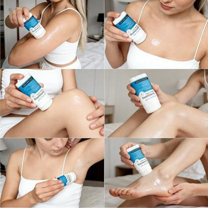 TEEROVA Exfoliating Body Stick with Glycolic Acid - Solid Non-Stick Formula for Smooth, Soft, Nourished Skin