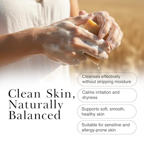 Nurst Tallow Colostrum Soap Bar - Handmade Grass-Fed Tallow & Honey Soap for Face, Body & Hands - Simple, Natural Ingredients for All Skin Types - 4.5 oz - görsel 8