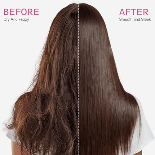 Slick Back Hair Brush - Pink Wood Handle Boar Bristles Smoothing Hairbrush, Anti-Frizz Edge Control for Women and Men Avelisse