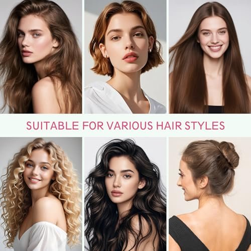 Slick Back Hair Brush - Pink Wood Handle Boar Bristles Smoothing Hairbrush, Anti-Frizz Edge Control for Women and Men Avelisse