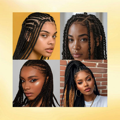 CNNY Edge Control Braid & Loc Gel - 3.5oz Professional Styling Gel, Strong Hold, No Flake Formula for Braids, Dreadlocks, Twist Outs and Natural Hair, Moisturizes & Defines