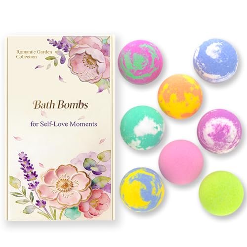 Luxury Bath Bomb Gift Set for Women – 8 Pack Natural Bubble Bath Bombs with Essential Oils, Self Care Spa Gifts for Mom, Wife, Birthday & Mother's Day - görsel 16