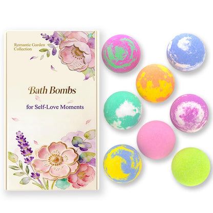 Luxury Bath Bomb Gift Set for Women – 8 Pack Natural Bubble Bath Bombs with Essential Oils, Self Care Spa Gifts for Mom, Wife, Birthday & Mother's Day