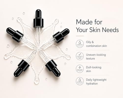 INFINITY ZONE Niacinamide 10% + Zinc 1% Face Serum – Lightweight Hydrating Serum with Hyaluronic Acid & Vitamin B5, 30 ml / 1.01 fl oz - görsel 5