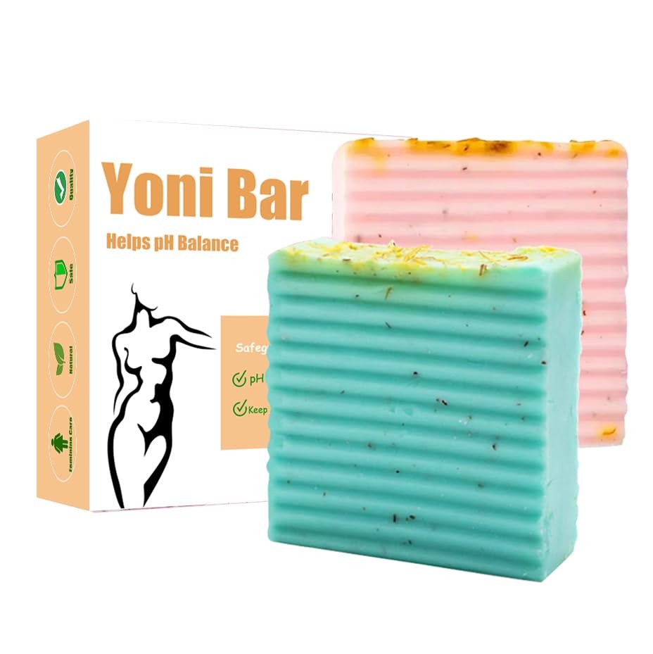 2pcs Yoni Bar Soap – Natural Feminine Soap Bar for pH Balance Handmade, Yoni Wash Odor Control & Hydration | Organic Herbal Ingredients | Gentle Effective Daily Intimate Cleanser - görsel 1