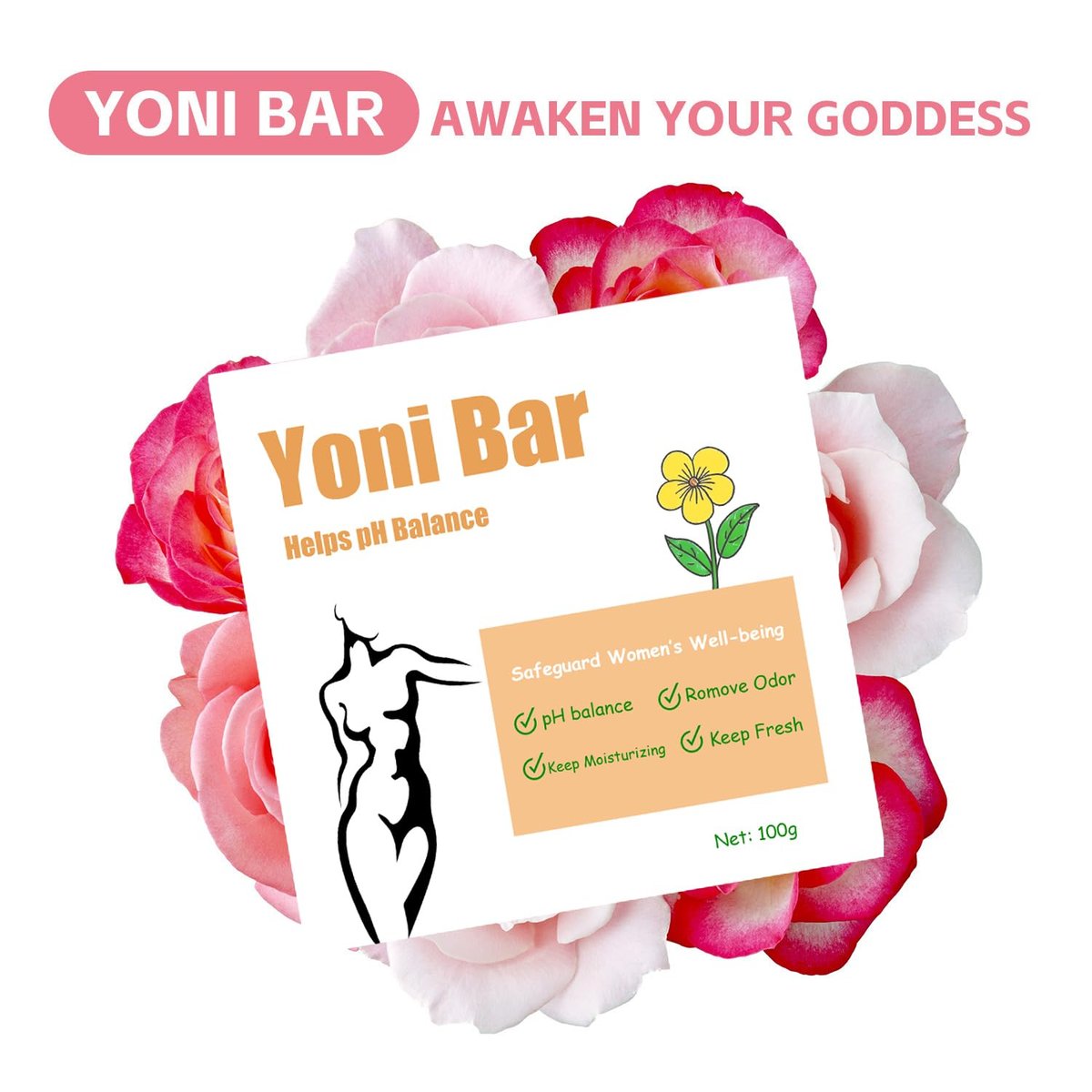 2pcs Yoni Bar Soap – Natural Feminine Soap Bar for pH Balance Handmade, Yoni Wash Odor Control & Hydration | Organic Herbal Ingredients | Gentle Effective Daily Intimate Cleanser - görsel 6