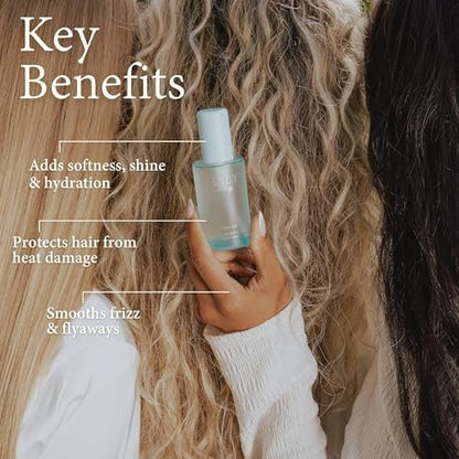 Enly Beauty Dimethicone Anti-Frizz Nourishing Hair Oil with Macadamia Oil Avelisse