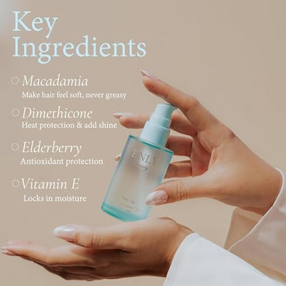 Enly Beauty Dimethicone Anti-Frizz Nourishing Hair Oil with Macadamia Oil Avelisse