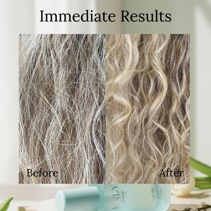 Enly Beauty Dimethicone Anti-Frizz Nourishing Hair Oil with Macadamia Oil Avelisse