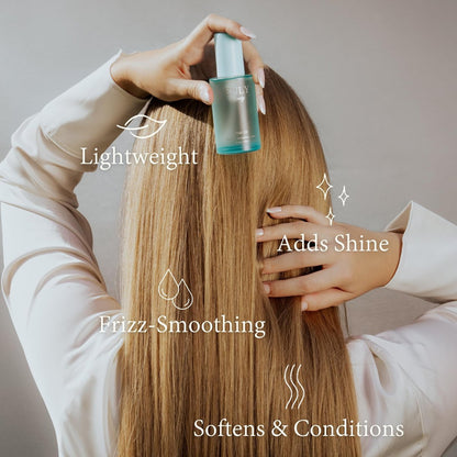 Enly Beauty Dimethicone Anti-Frizz Nourishing Hair Oil with Macadamia Oil Avelisse
