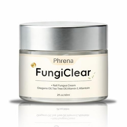 Phrena Nail Care Cream - Natural Nail Repair with Tea Tree Oil, Oregano Oil, Vitamin E & Allantoin - 60ml/2.03 fl oz Avelisse