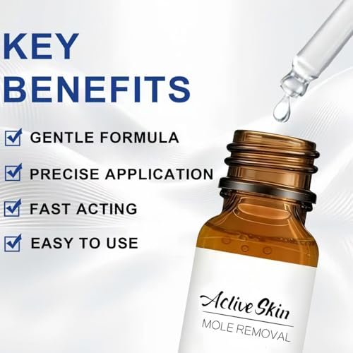 Befada Skin Tag Remover for Face & Body – Fast Acting Wart Remover Serum with Precision Dropper, Gentle Formula, Travel Size (0.33 FL OZ) Avelisse