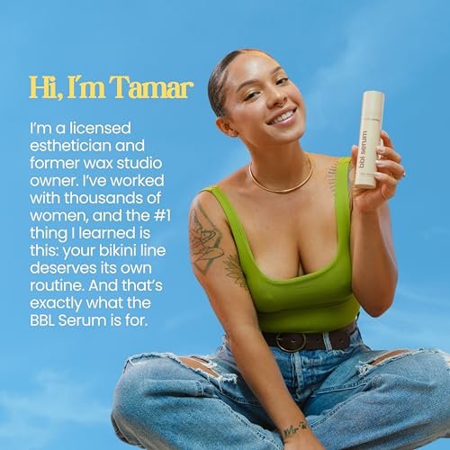 BBL Serum – 3-in-1 Bikini Line Care, Fragrance-Free Post-Hair Removal Serum with Salicylic Acid & Niacinamide, Helps Reduce the Look of Ingrown Bumps & Irritation, Designed for Sensitive Skin Avelisse