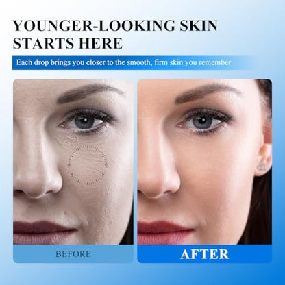 GHK-Cu SNAP-8 Peptide Serum: Anti-Aging Face Serum with Copper Peptide and Hyaluronic Acid for Firming, Fine Lines, Wrinkles, Skin Elasticity, Hydrating, 1 fl oz Avelisse