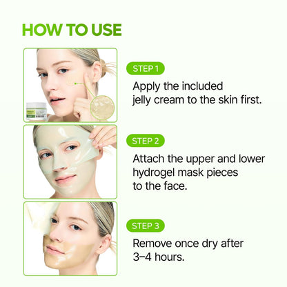 Dr.Melaxin CACTOX DE-PUFFING PORE TOX GEL MASK 4EA – Cactus Cooling Mask for Puffiness & Pore Tightening Avelisse
