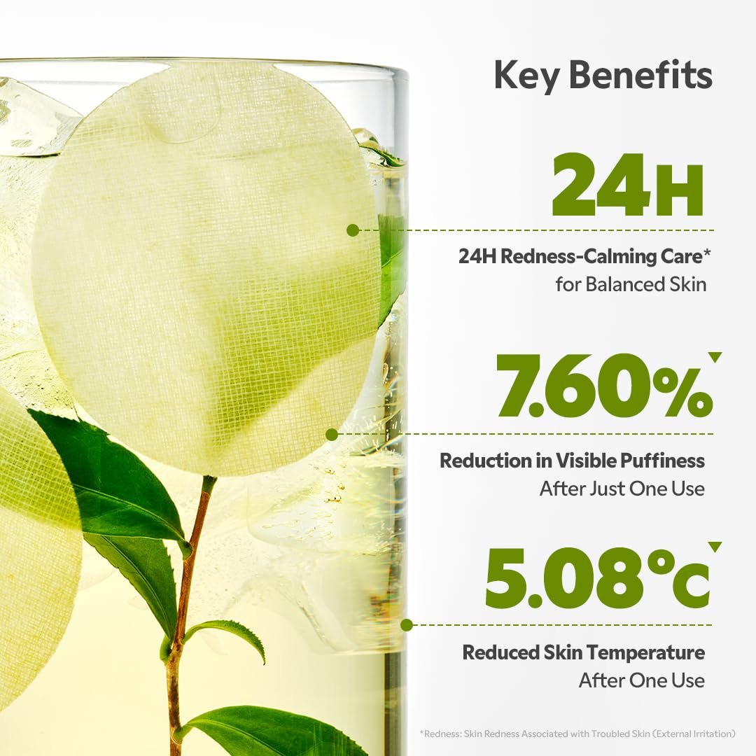 TIRTIR Matcha PDRN Toner Pad - Double-Sided Exfoliating & Hydrating Pads with Vegan PDRN, 2% Niacinamide, 70 Pads - görsel 13