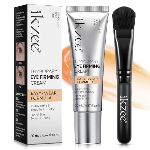 ISUNRISE Instant Eye Tightener Cream with Brush – Temporary Eye Bags & Puffiness Reducer, Wrinkles & Fine Lines, Lightweight Gentle Skin Care for All Skin Types - görsel 2