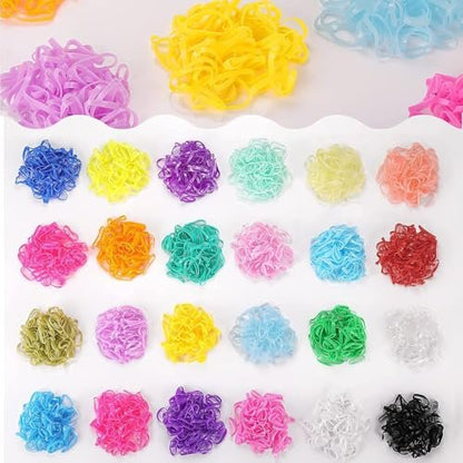 Yogode Hair Accessories for Girls - Colorful Elastic Hair Ties & Clips Set Avelisse