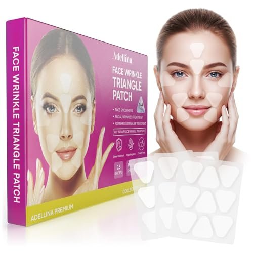 Adellina Anti Wrinkle Patches Overnight - Smile Line Patches for Forehead, Under Eyes - 144 Count Avelisse