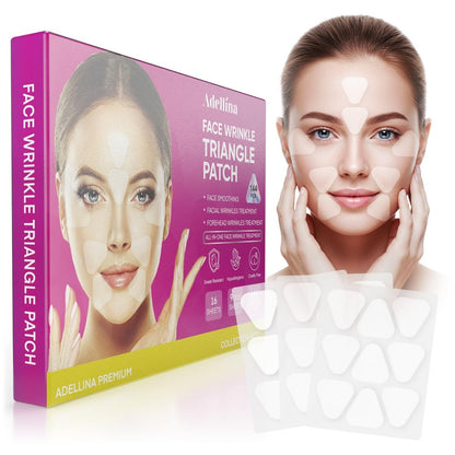 Adellina Anti Wrinkle Patches Overnight - Smile Line Patches for Forehead, Under Eyes - 144 Count Avelisse