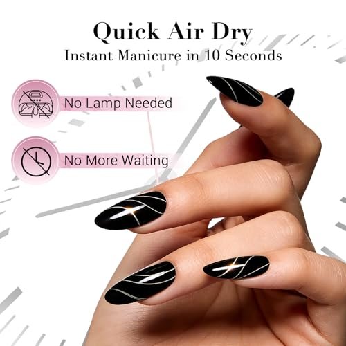 GLAMERMAID Nail Glue for Press On Nails – 15ml, No Lamp Needed, 28 Days Long-Lasting, Fast Drying, TPO & HEMA Free, Super Strong Brush On Glue for Nail Tips & Acrylic Fake Nails - görsel 8