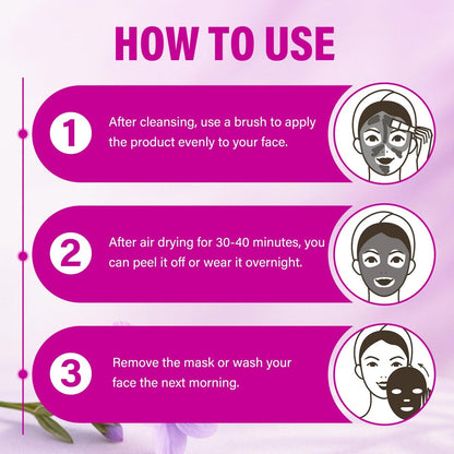 Skynflow Overnight Hydrating Sleep Mask 95ml with Silicone Brush - 3-in-1 Wash Off Gel Mask with Hyaluronic Acid, Hydrolyzed Collagen & Niacinamide - Deep Moisturizing for All Skin Types Avelisse