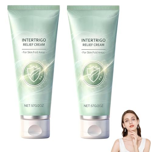 VOYOCUGE Intertrigo Cream, Skin Fold Care & Chafing Support Cream – Fast-Drying, Non-Greasy for Friction-Prone Areas (2-Pack, 2 oz Each) Avelisse