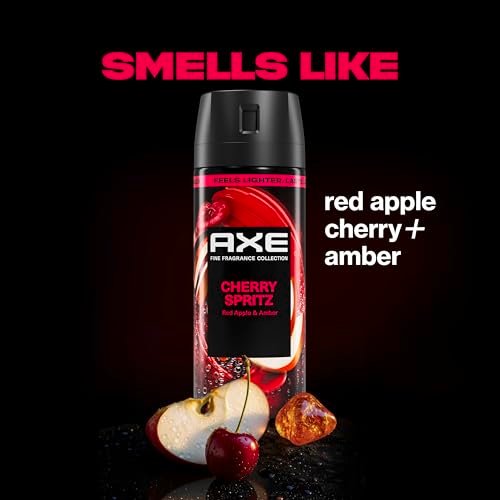 AXE Body Spray Touch of Sweetness - 4 Count, 2.9 oz Each - Long-Lasting 72-Hour Freshness, Aluminum Free Avelisse