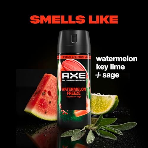 AXE Body Spray Touch of Sweetness - 4 Count, 2.9 oz Each - Long-Lasting 72-Hour Freshness, Aluminum Free Avelisse
