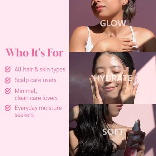 Well's Oil Rosewater Face & Hair Mist Spray (2 fl oz / 59 mL) – Alcohol-Free Floral Hydrosol for Refreshing Skincare & Hair Care - görsel 14