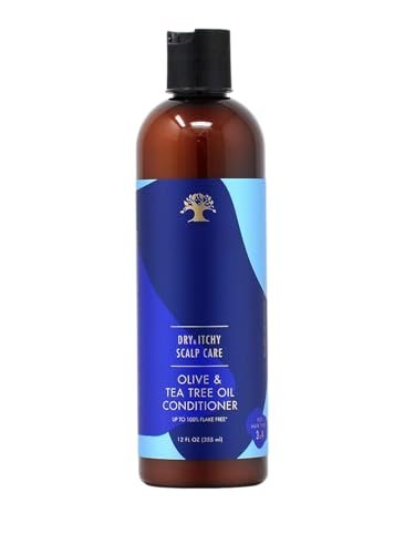 Dry & Itchy Scalp Care Shampoo & Conditioner Duo, 12 oz Each - Soothing Scalp Relief with Tea Tree, Olive & Peppermint Oils Avelisse
