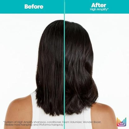 Matrix High Amplify Foam Volumizer Full Bodifying Mousse - Lightweight Lasting Volume, Thickening & Conditioning Shine, For Fine and Limp Hair, Salon Hair Styling, 11.3 Fl Oz Avelisse