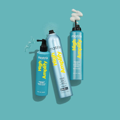Matrix High Amplify Foam Volumizer Full Bodifying Mousse - Lightweight Lasting Volume, Thickening & Conditioning Shine, For Fine and Limp Hair, Salon Hair Styling, 11.3 Fl Oz Avelisse