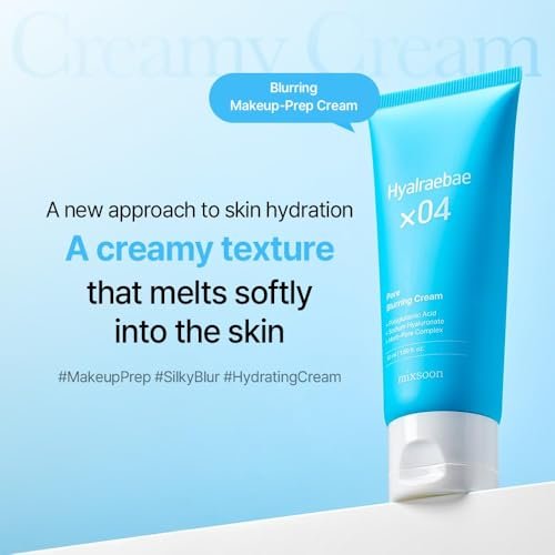 mixsoon Hyalraebae Pore Blurring Cream - Hydrating Pore Refining Face Moisturizer for Glass Skin, 1.69 fl oz Avelisse