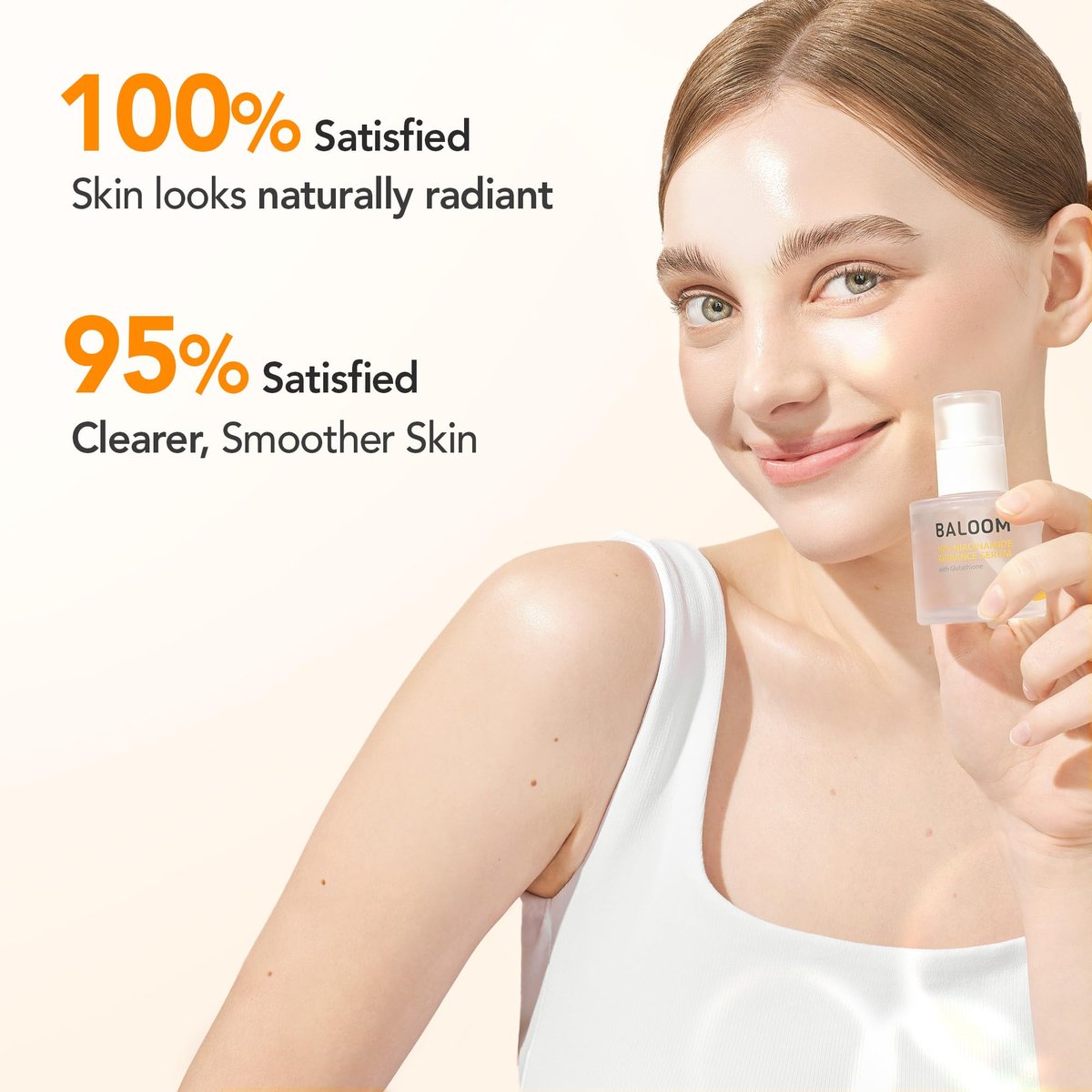 BALOOM 10% Niacinamide Dark Spot Remover For Face – Korean Skin Care for Uneven Tone, Discoloration & Pore Minimizing – Brightening Glutathione Face Serum for Hydration & Glass Skin – 1.69 fl oz Avelisse