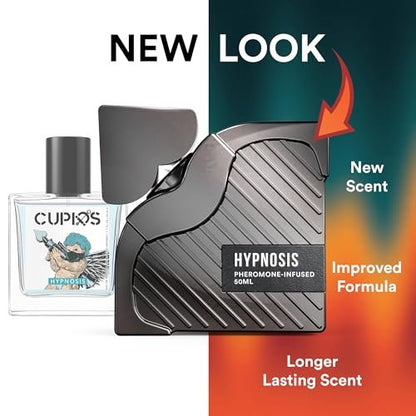 Cupids Hypnosis 3.0 Pheromone Cologne for Men – Long Lasting Men’s Pheromone Perfume with PheroPureVXN™ – Magnetic Eau de Parfum with Citrus Vanilla Notes – 50ml Avelisse