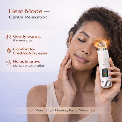 2-in-1 Cold & Warm Depuffing Wand for Face & Eyes – Adjustable Temperature Facial Massager for Puffiness, Dark Circles & Radiant Skin Avelisse