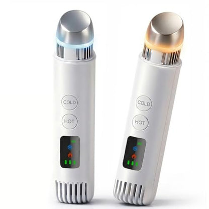 2-in-1 Cold & Warm Depuffing Wand for Face & Eyes – Adjustable Temperature Facial Massager for Puffiness, Dark Circles & Radiant Skin Avelisse
