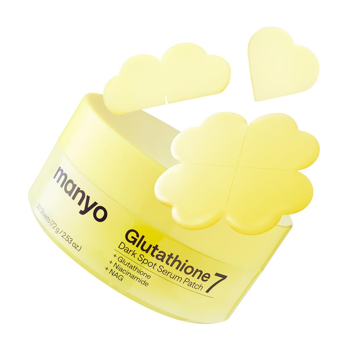 MANYO Glutathione 7 Dark Spot Serum Patch - Gel Dark Spot Patches for Face, Uneven Skin Tone & Radiance Booster, Korean Skincare, 30 Count - görsel 2