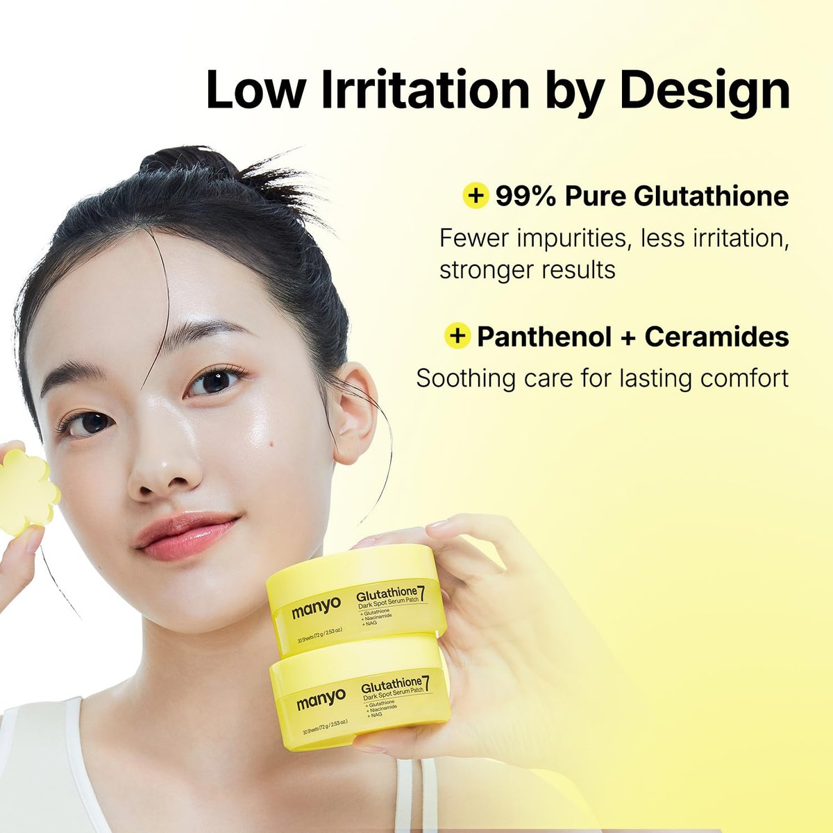 MANYO Glutathione 7 Dark Spot Serum Patch - Gel Dark Spot Patches for Face, Uneven Skin Tone & Radiance Booster, Korean Skincare, 30 Count - görsel 18
