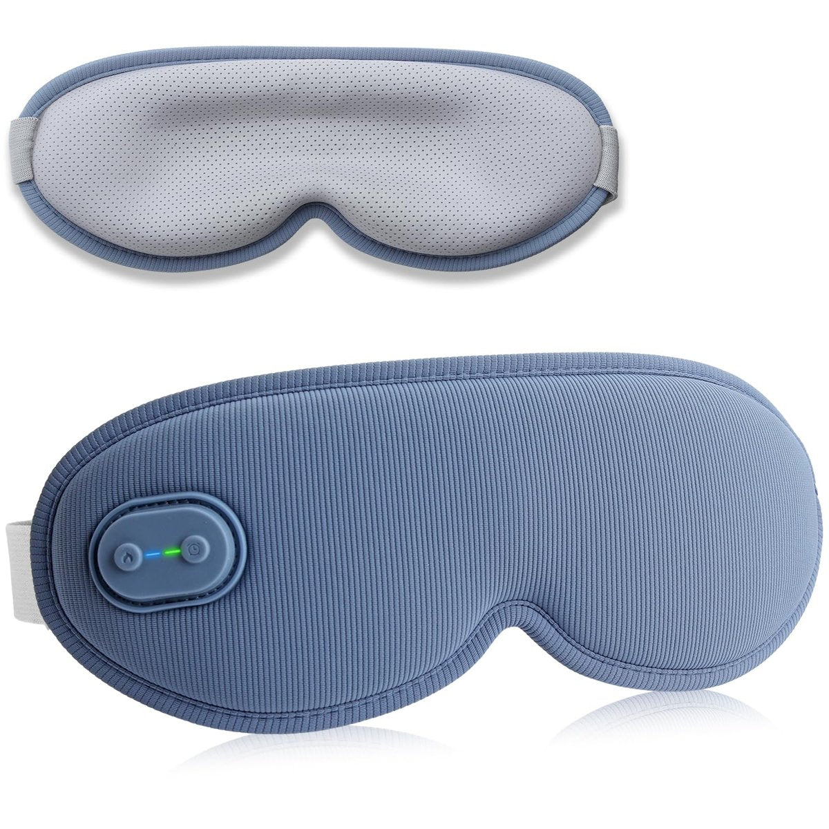 VINTEAM Cordless Heated Eye Mask – 3D Design with Adjustable Heat & Timer, Comfortable & Lightweight for Eye Fatigue Relief, Men & Women (Blue) - görsel 1