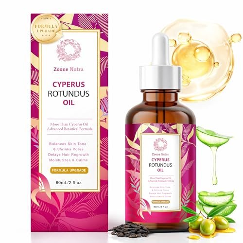 Zoone Nutra Cyperus Rotundus Seed Oil 60ml – Enhanced Botanical Formula with Hair Inhibiting Complex, Infused with Narcissus & Japanese Yam Extract, Lightweight Body Care Blend Avelisse