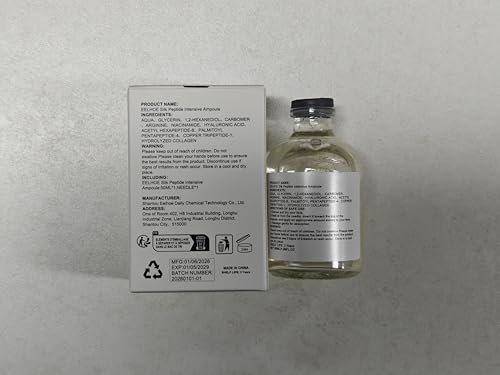 Deep Collagen Silk Peptide Lifting Ampoule Serum – Firming, Wrinkle-Smoothing, Hydrating Korean Facial Essence (1.69 fl oz) Avelisse