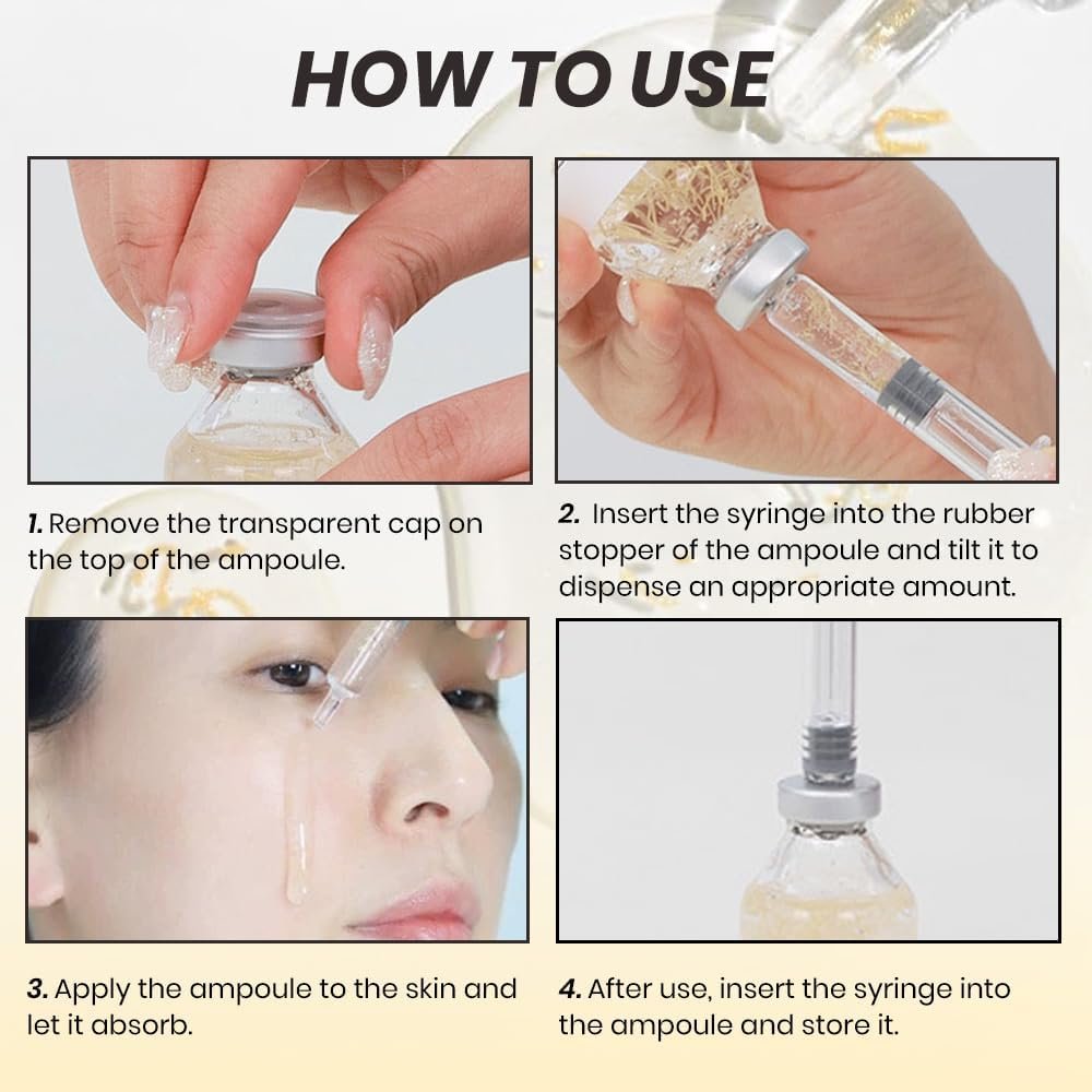 Deep Collagen Silk Peptide Lifting Ampoule Serum – Firming, Wrinkle-Smoothing, Hydrating Korean Facial Essence (1.69 fl oz) Avelisse